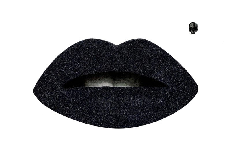 Some Like It Goth Glitter Edition by Cassandra Yap, a limited edition 1 colour screen print hand finished with black glitter from 2019