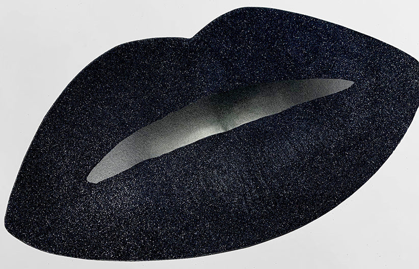 Some Like It Goth Glitter Edition by Cassandra Yap, a limited edition 1 colour screen print hand finished with black glitter from 2019