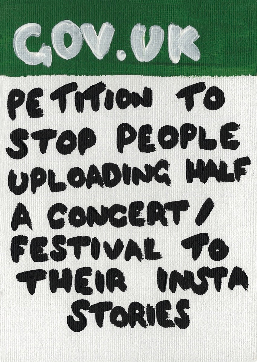 Petition To Stop People... (Print Release) by Times New Roadman, a limited edition digital print on 240gsm munken lynx smooth paper from 2022