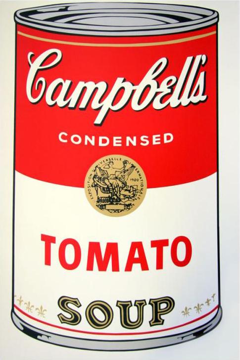 Soup Can Series 1 Tomato Soup by Sunday B. Morning (Andy Warhol)