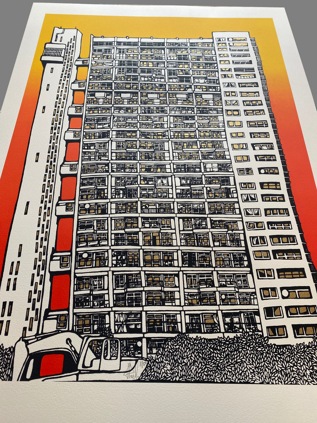 Trellick Tower (Tequila Sunrise)