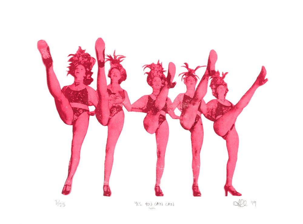 YES YOU CAN CAN (NEON) by Amy Gardner