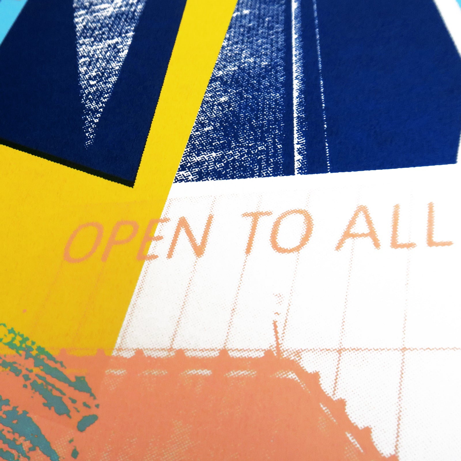 Tate Boiler House by Underway Studio, a limited edition 4 colour screenprint on lambeth cartridge 280 gsm from 2018