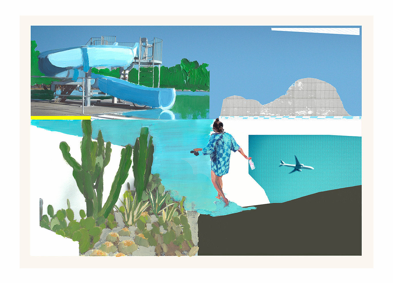 Summertime Blue - (Framed) by Bonnie And Clyde