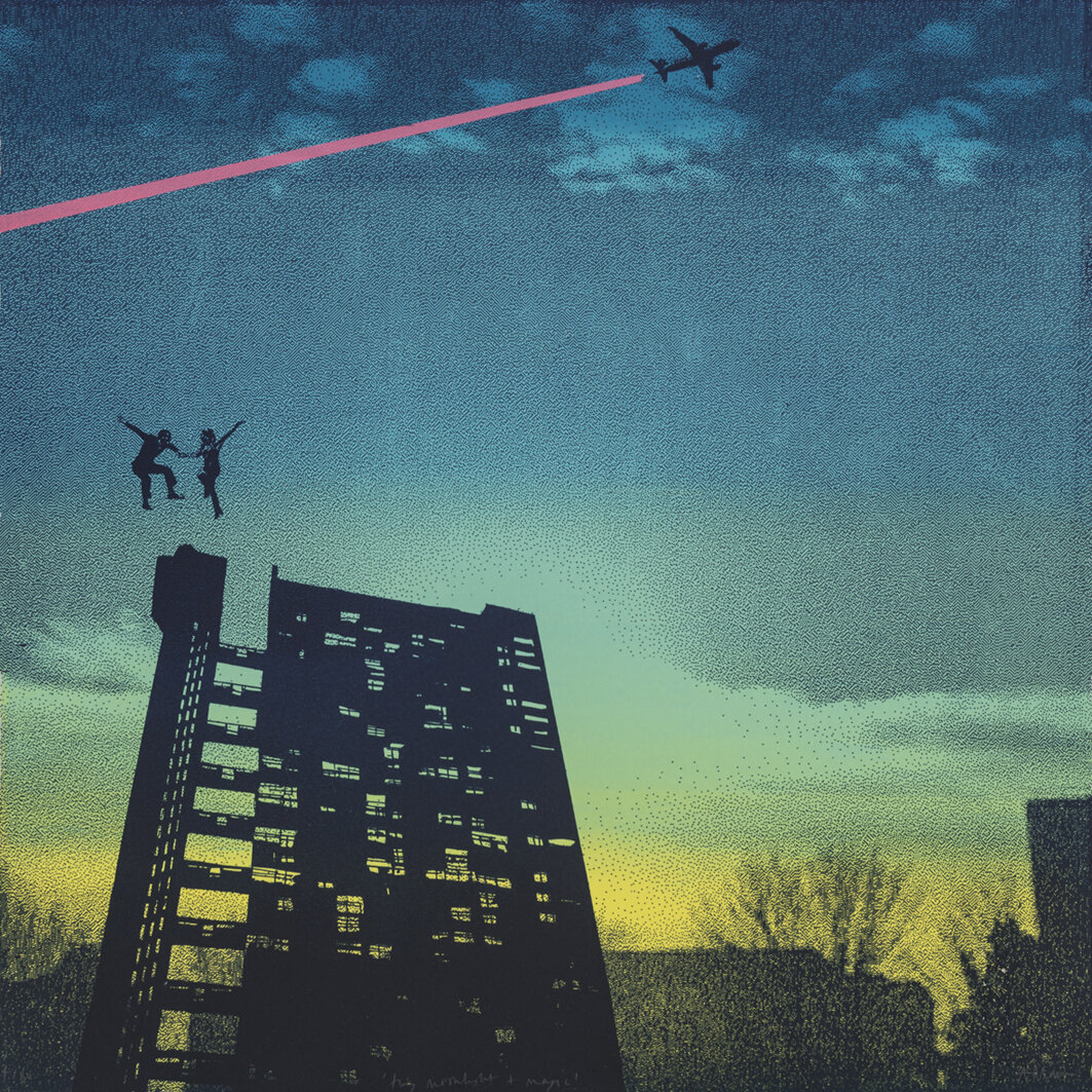 Moonlight and Magic by Anna Marrow, a limited edition limited edition screen-print on somerset satin 350gsm paper from 2021