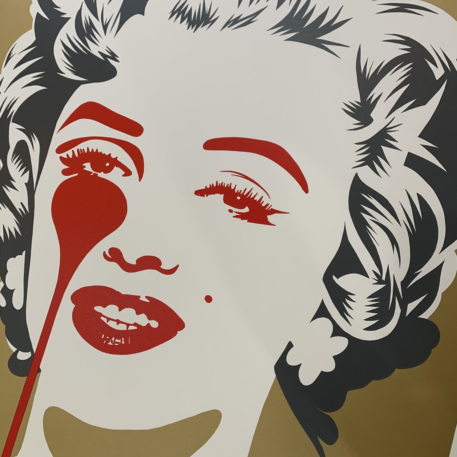 Marilyn Classic - Gold & Grey by Pure Evil