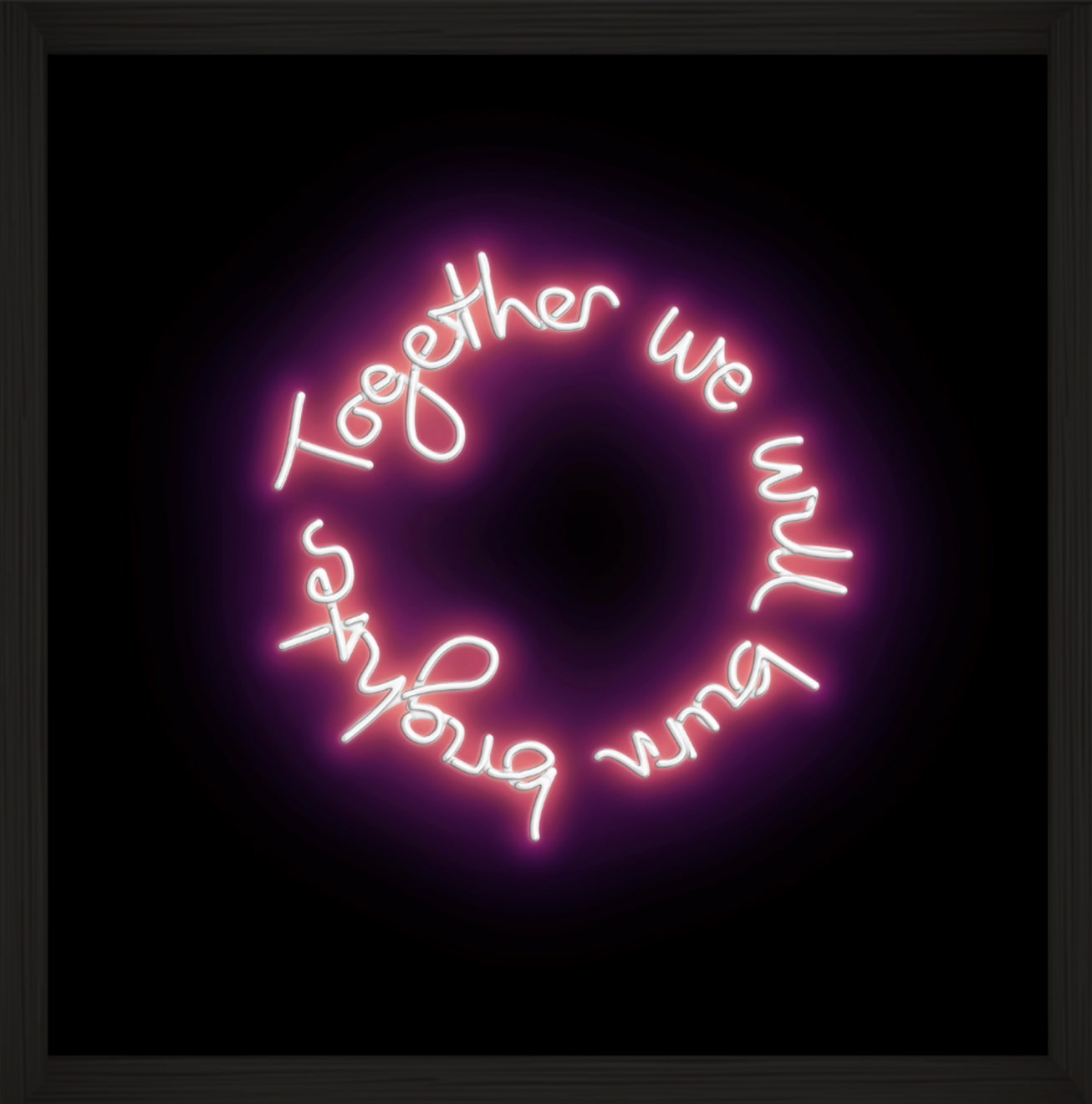 Together We Will Burn Brighter by Lauren Baker, a limited edition ink on hahnemuhle 308gsm photo rag paper from 2017