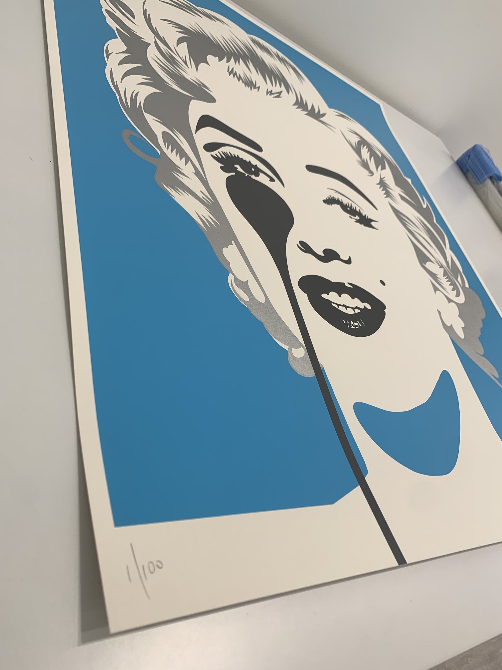 Marilyn Classic - Blue & Silver by Pure Evil